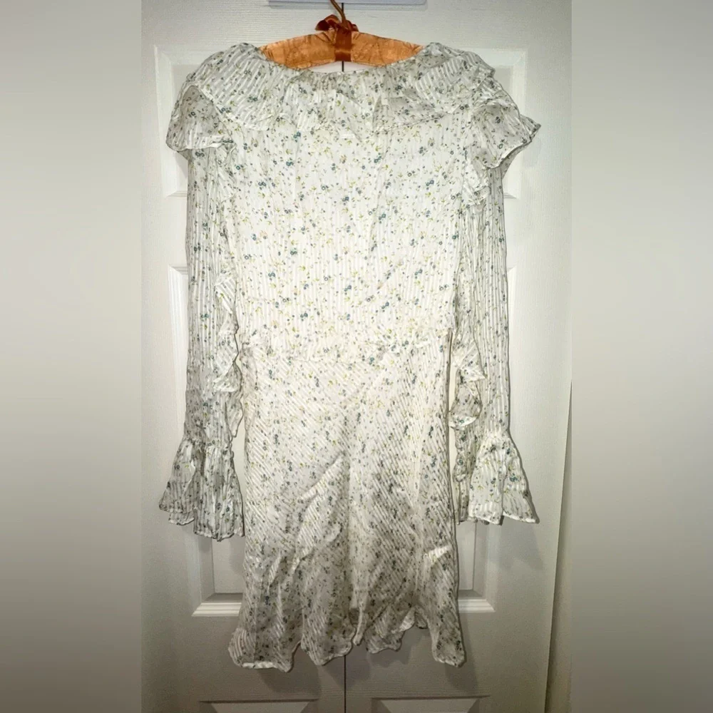 Free People Sweetest Thing Mini Dress – Ivory Floral – Size 8 – NWOT